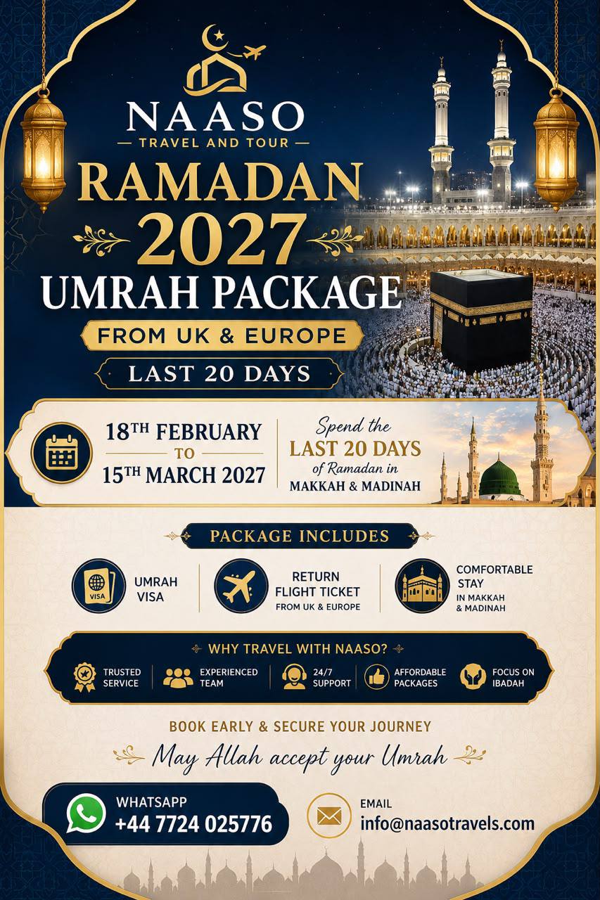Naaso Travels UK Offer 2